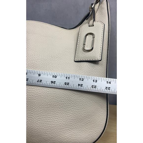 Marc Jacobs Gotham City Hobo Shoulder Bag Beige 100% Cow Leather - Picture 12 of 14